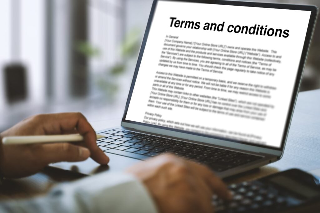 Auto Shipping Terms and Conditions