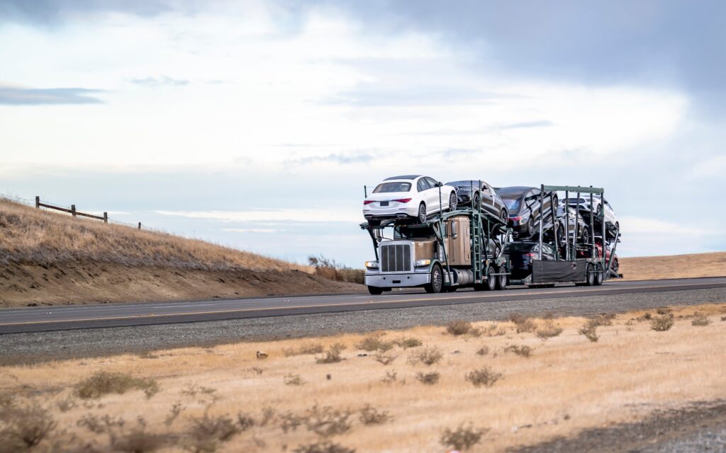 car hauler semi truck