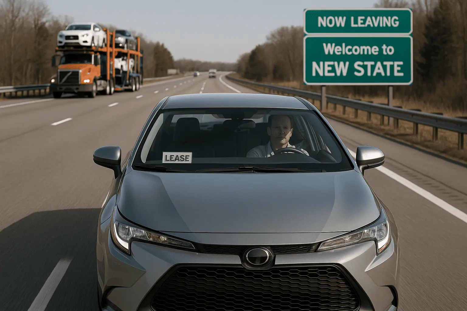 moving to another state with a leased car