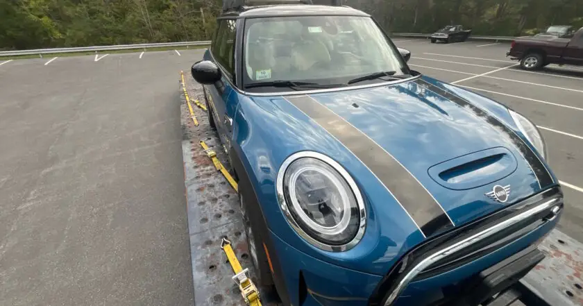 Next‑Day Car Transport of a Mini Cooper from Ruther Glen to Shrewsbury